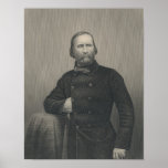 Giuseppe Garibaldi, engraved by D.J Pound Print