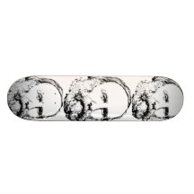 Giuseppe Garibaldi Realistic Sketch Skateboard