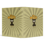 Give a woot hoot owl vinyl binders