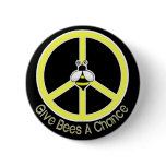 give bees a chance buttons