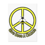 give bees a chance postcard