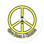 give bees a chance stickers