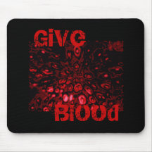 Give Blood Mousepad.