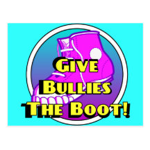 Give Bullies The Boot Official Product Postcard