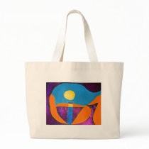 GIVE in abstract word art Canvas Bags
