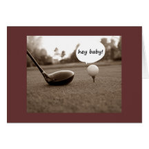 GIVE IT A SWING-THEN GO OUT/SWING-BIRTHDAY CARD