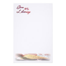 Give Me Liberty Stationery Design