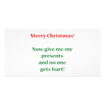 Give me my presents!