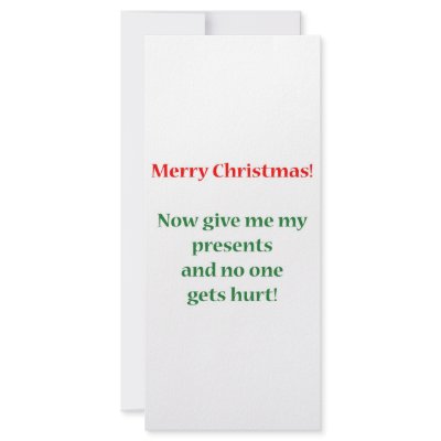 Give me my presents! by omgoshitschristmas