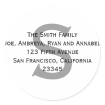 Give me your address (label)! round stickers