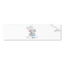 Give More than Peanuts! Bumper Sticker