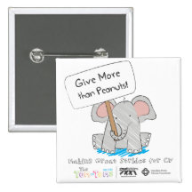 Give More than Peanuts! Pinback Buttons