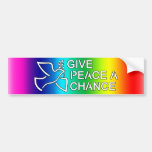 Give Peace a Chance Bumper Sticker