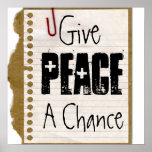 Give Peace A Chance Poster Print