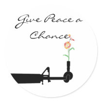 Give Peace a Chance Sticker