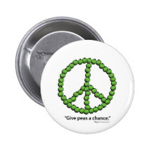Give Peas A Chance Pin