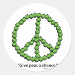 Give Peas A Chance Stickers