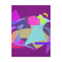Give Purple Canvas Prints