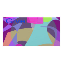 Give Purple Photo Cards