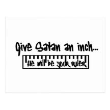Give Satan an Inch… Postcards