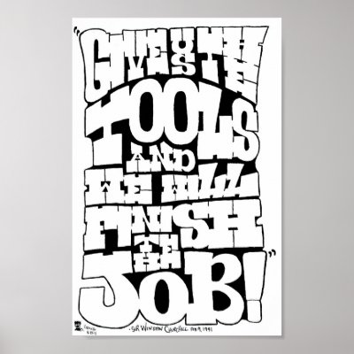 GIVE US THE TOOLS by OldSchoolArt