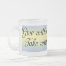 Give without remembering...Mugs