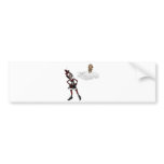 giving cupid attitude punk anti vday bumper sticker