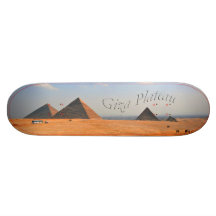 Giza Plateau Custom Skate Board