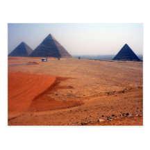 giza plateau post cards