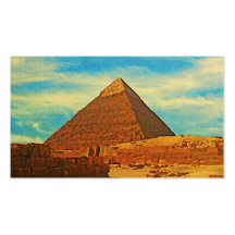 Giza Pyramid Cairo Egypt Business Card Template