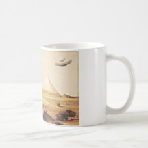 Giza Spaceship Coffee Mugs