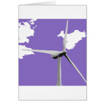 GKWF purple Greeting Cards