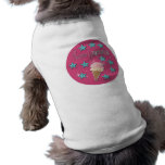 glace fraise avec des étoiles bleues pet clothing