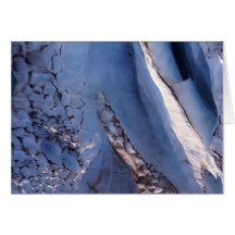 Glacier Detail Greeting Cards