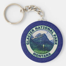 Glacier National Park Keychain