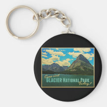 Glacier National Park Keychain