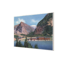 Glacier National Park, MT - Many Glacier Hotel Canvas Prints