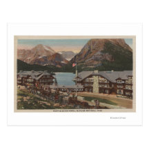 Glacier National Park, MT - Many Glacier Hotel Postcards