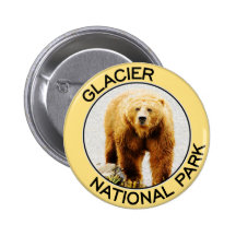 Glacier National Park Pinback Button