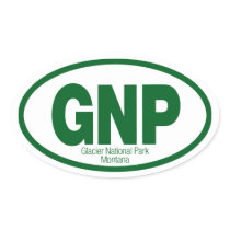 Glacier National Park stickers