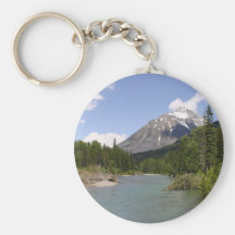 Glacier Park Rivers and Peaks Key Chain