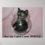 Glad I was Thirsty! Posters