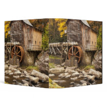 Glade Creek Grist Mill, Babcock State Park, Vinyl Binders