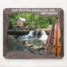 GLADE CREEK MILL AT BABCOCK STATE PARK WEST VA. MOUSE PADS