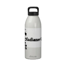 Gladiator Glass water bottle