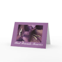 Gladiola Floral, Greeting Card Template