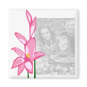 Gladiolus strength of character template magnet