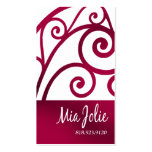 "Glam Baroque Curves" - Distinctive, Classy, Chic Business Card