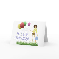 Glam Gal Birthday Card