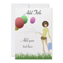 Glam Gal Invitation